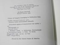 Evidence Before International Tribunals