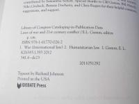 Laws of War and 21st Century Conflict
