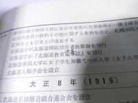 札幌百年の年譜