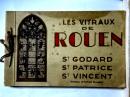 LES VITRAUX DE ROUEN ルーアンのステンドグラス