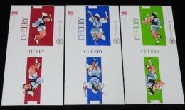 【印刷見本たばこパッケージ】観光記念　阿波おどり 1972　3種セット