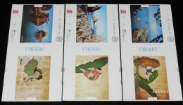 【印刷見本たばこパッケージ】観光記念　但馬 1973　3種セット　但馬松島/大乗寺 襖絵