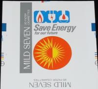 【印刷見本たばこパッケージ】国際省エネルギー月間記念 1979　日本専売公社