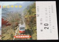 【切符】京王高尾線開通記念乗車券　新宿から20円区間ゆき　昭和42年/京王帝都電鉄