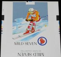 【印刷見本たばこパッケージ】第34回 国民体育大会 冬季大会 2種セット 1979/岩手/北海道