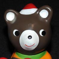 【ソフビ貯金箱】たくぎん　たくちゃん　スケート　北海道拓殖銀行