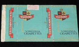 【戦前たばこパッケージ】WALDORF VIRGINIA CIGARETTES　LIGGETT & MYERS CHINA/中国