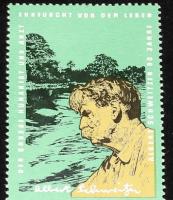 【切手】東ドイツ切手　シュバイツァー生誕90年　3種セット　1965年