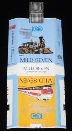 【記念たばこパッケージ】北海道鉄道100年記念 1980　義経号/おおぞら号/日本専売公社