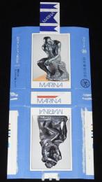 【記念たばこパッケージ】松方コレクション展記念 1973　日本専売公社　ロダン 考える人/接吻