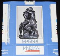 【記念たばこパッケージ】松方コレクション展記念 1973　日本専売公社　ロダン 考える人/接吻