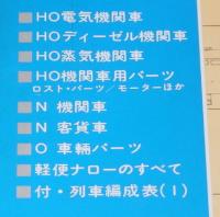 鉄道模型趣味別冊　TMSカタログ1 機関車　HOゲージ/Nゲージ/Oゲージ/軽便ナロー