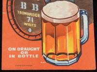 【広告マッチラベル】USHERS GOOD BEER！　1960年代頃/イギリス/ビール