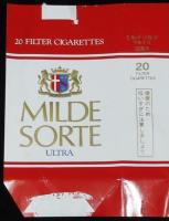 【たばこパッケージ】ミルデゾルテ ウルトラ MILDE SORTE ULTRA　日本専売公社製造