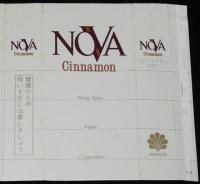 【たばこパッケージ】NOVA ノバ・シナモン ライム 2種セット　日本専売公社　昭和50年代頃