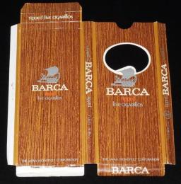 【たばこパッケージ】BARCA バルカ 5本入　日本専売公社　昭和40年代頃/葉巻/シガリロ