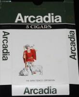 【たばこパッケージ】Arcadia アルカディア 5 CIGARS　日本専売公社　昭和40年代頃/葉巻
