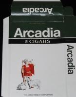 【たばこパッケージ】Arcadia アルカディア 5 CIGARS　日本専売公社　昭和40年代頃/葉巻
