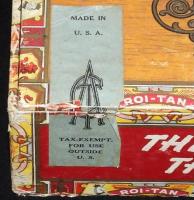 【たばこパッケージ】ROI-TAN　MADE IN U.S.A　THE CIGAR THAT BREATHES/50 Cigars/葉巻