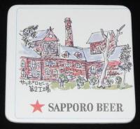 【ビール資料】サッポロビール　紙製コースター　6枚セット/明治9年創業当時の商標