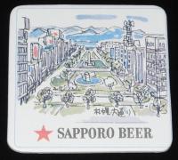 【ビール資料】サッポロビール　紙製コースター　6枚セット/明治9年創業当時の商標