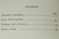 新クラウン英文叢書　註解 米国四大実業家伝　カーネギー/エジソン/フォード