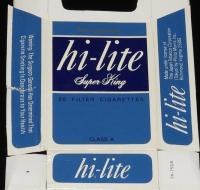【たばこパッケージ】international HI-LITE Super King　フィリップモリス/U.S.A.