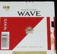 【たばこパッケージ】WAVE ウエイブ　20本入　日本たばこ産業/smooth & tasty