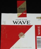 【たばこパッケージ】WAVE ウエイブ　20本入　日本たばこ産業/smooth & tasty