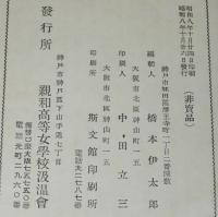 汲温会誌　第十二號　昭和八年総会/総会光景/バザー光景/クラス会
