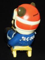 【ソフビ貯金箱】たくぎん　札幌オリンピック　リュージュ　1972年/北海道拓殖銀行