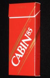【試供品たばこパッケージ】贈呈　CABIN 85 キャビン85　5本入　昭和55年/野坂昭如