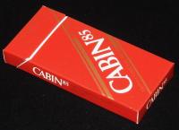 【試供品たばこパッケージ】贈呈　CABIN 85 キャビン85　5本入　昭和55年/野坂昭如