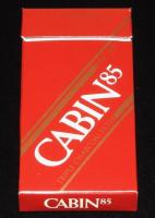 【試供品たばこパッケージ】贈呈　CABIN 85 キャビン85　5本入　昭和55年/野坂昭如
