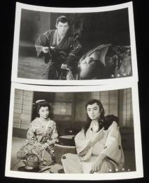 【映画スチール】髑髏銭　2枚セット　東映　昭和37年/内出好吉/里見浩太朗