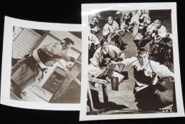 【映画スチール】新選組血風録 近藤勇　2枚セット　東映　昭和38年/市川右太衛門