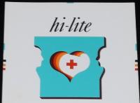 【印刷見本たばこパッケージ】愛の血液助け合い運動　1972年/愛の献血想い出が心に残る