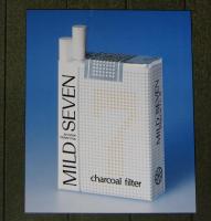 【たばこポスター】ひときわ軽いセブンスター。マイルドセブン　新発売　B全サイズ　昭和52年