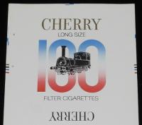 【印刷見本たばこパッケージ】鉄道開通100周年記念 1972　チェリー　昭和47年