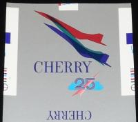 【印刷見本たばこパッケージ】航空再開25年記念 1977　チェリー　昭和52年