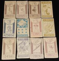 【駄玩具】角面子　パチモン オバケのQ太郎　12枚セット　昭和40年代頃