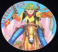 【駄玩具】丸面子　荒野の少年イサム　10枚セット　昭和40～50年代　パチモン