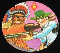 【駄玩具】丸面子　荒野の少年イサム　10枚セット　昭和40～50年代　パチモン