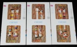 【印刷見本たばこパッケージ】観光記念　みちのく観光　こけしのふるさと 1972　3種セット