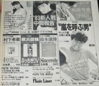 【雑誌付録】young song 明星 昭和58年10月号付録　柏原芳恵/村下孝蔵/横浜銀蝿/鈴木康博