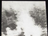【戦前絵葉書】我空軍の爆撃により炎上する天津保安隊本部・警備司令部・市政府（許可済）皇軍慰問資金募集愛国絵葉書