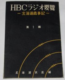HBCラジオ要覧　北海道歳事記　第1集　北海道放送　昭和31年/高まるHBCの聴取率