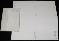 【絵葉書】絵はがき　斎藤茂吉資料　封筒入り8枚　デスマスク/照井ひろ遺影/原稿