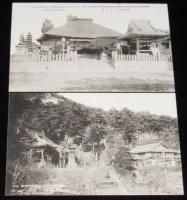 【戦前絵葉書】信州 善光寺　封筒入り5枚/長野市中央道路/仁王門/大勤進
