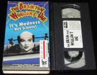 【VHSビデオ】輸入ビデオ　THE BRAIN THAT WOULDN'T DIE 死なない頭脳　1962年／アメリカ映画